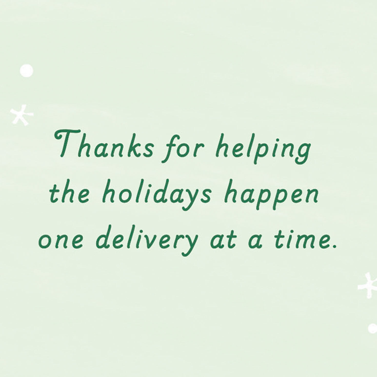 Special Delivery Christmas Thank-You Card for Mail Carrier, , large image number 2