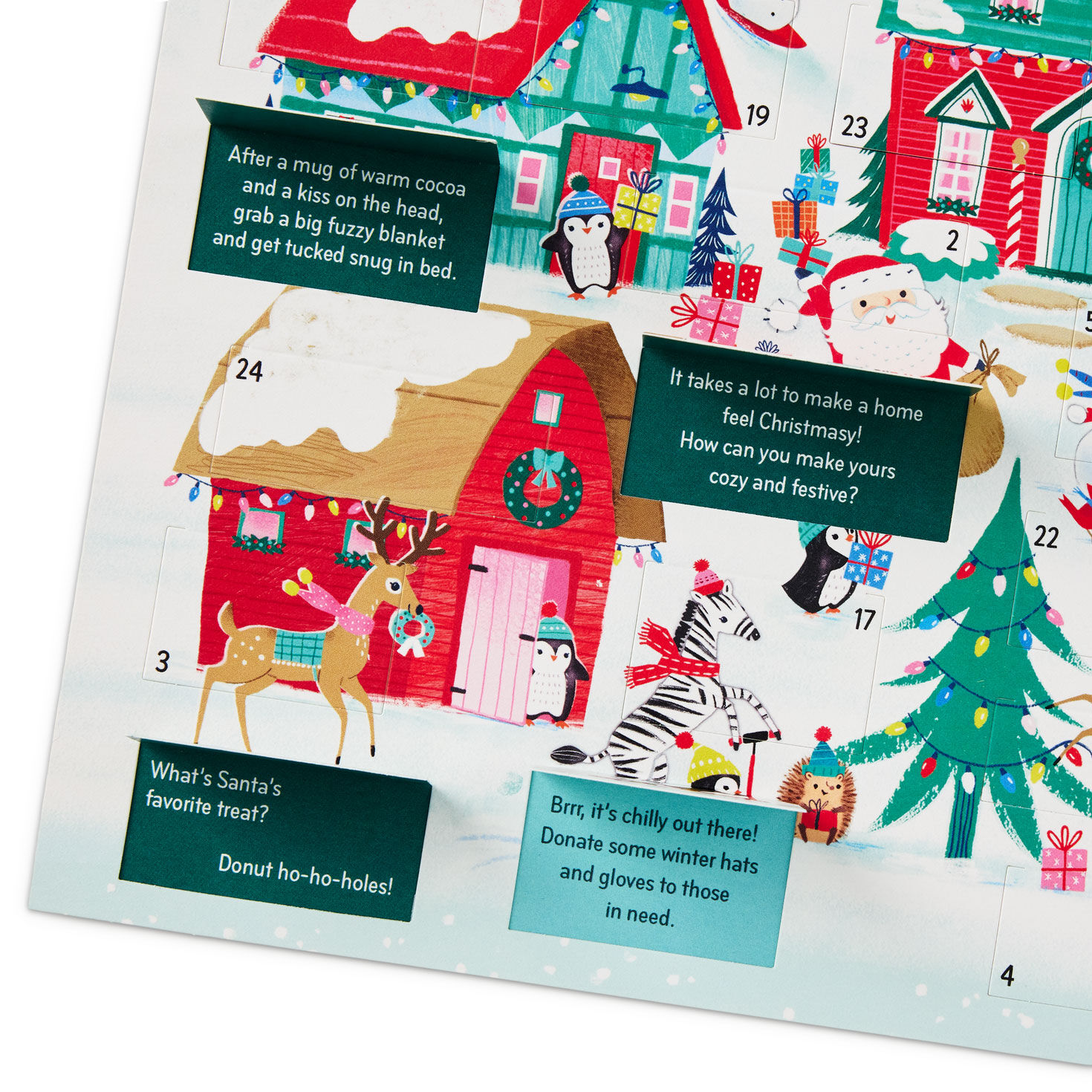 North Pole Ski Fun Advent Calendar Sentiment image number 3