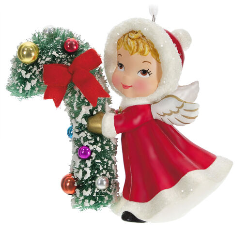 Vintage Angel Porcelain Ornament, 