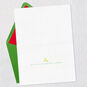 Peanuts Snowman and Snowball Fight Christmas Card Open card with envelope image number 3