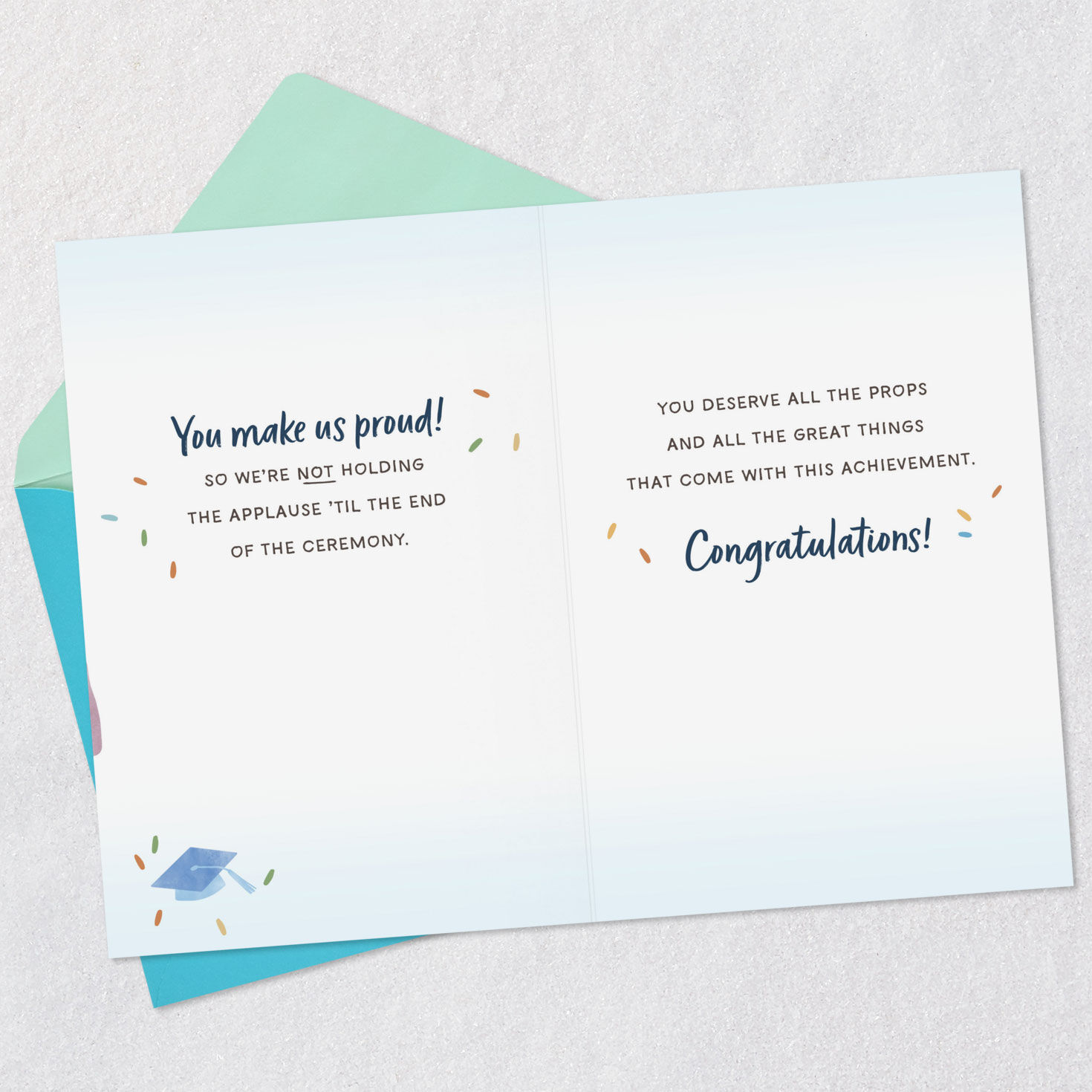 Cheering Crowd Graduation Congratulations Card  image number 4