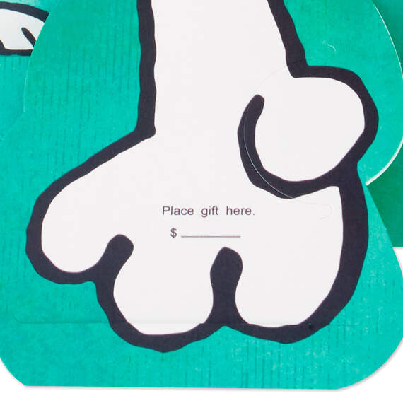 Peanuts® Snoopy and Woodstock Pop-Up Money Holder Christmas Card, , large image number 3