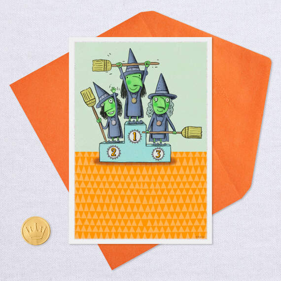 Best Witches Funny Halloween Card, , large image number 5