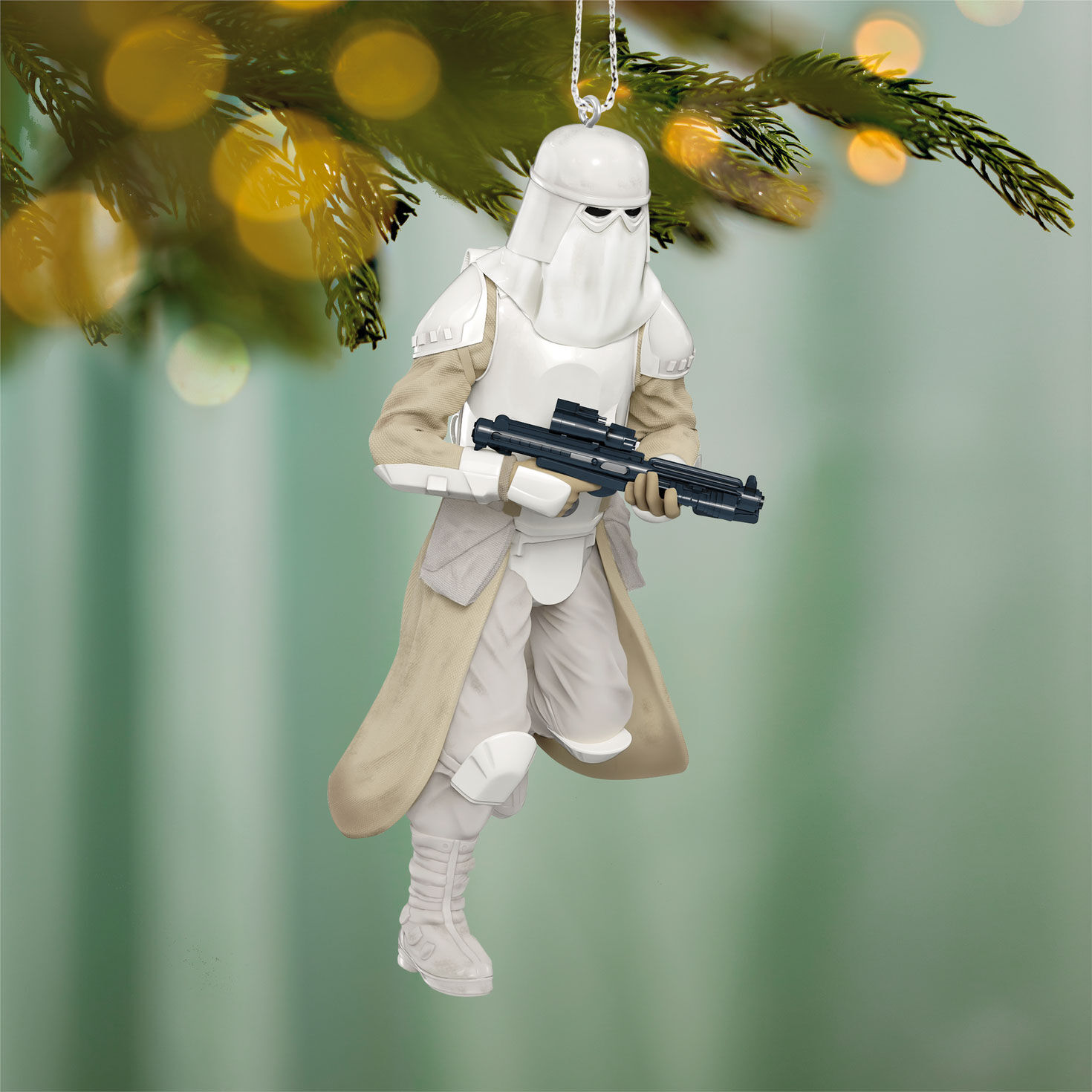 Star Wars Snowtrooper Keepsake Ornament hanging on tree image number 2