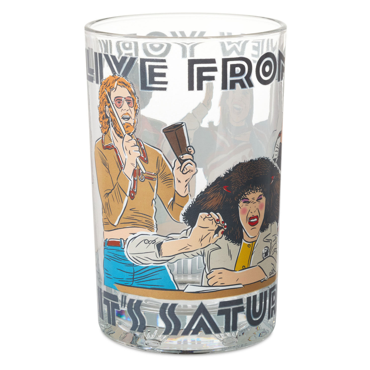 SNL Live From New York Collectible Drinking Glass, 13.5 oz.