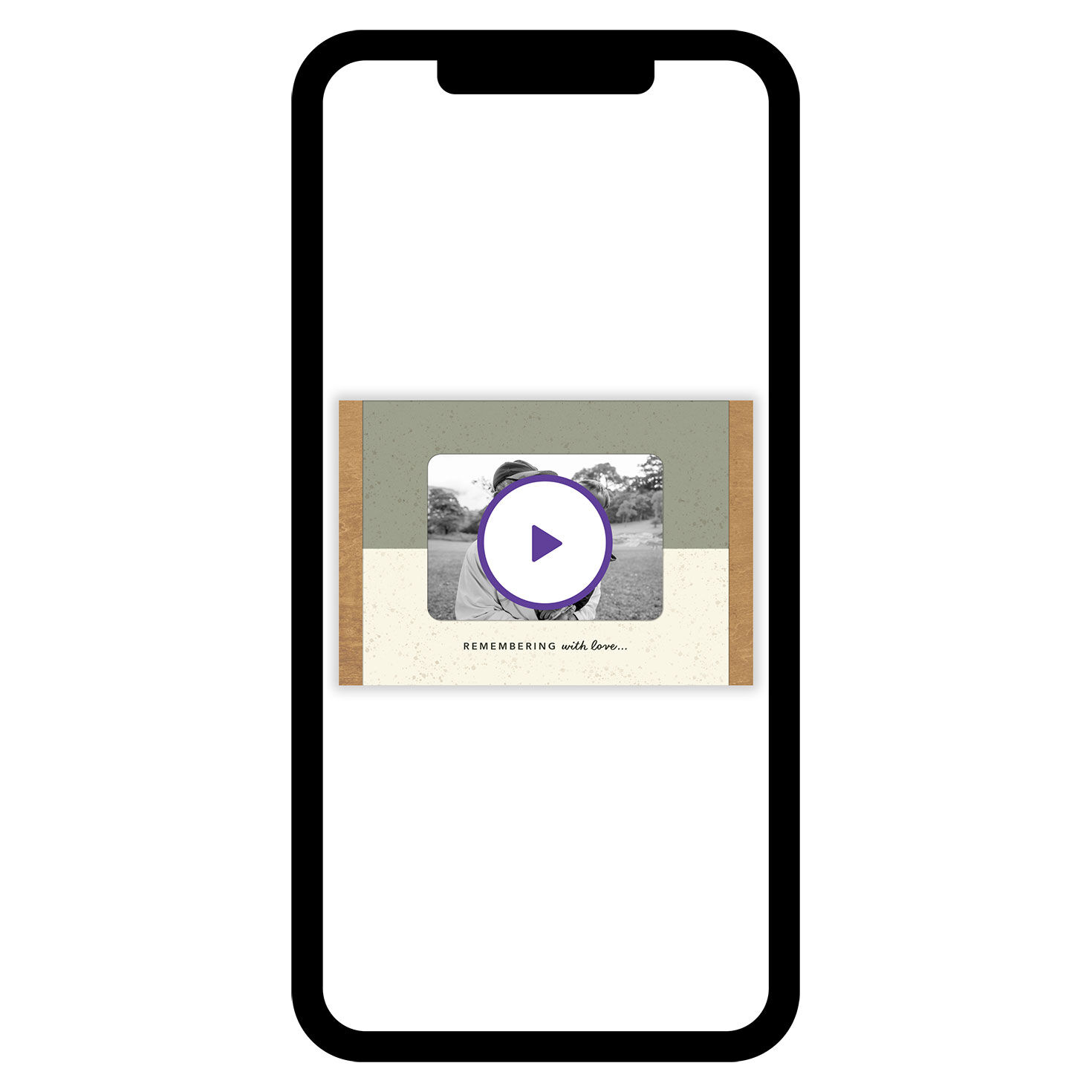 Remembering With Love Color Block Sympathy eCard