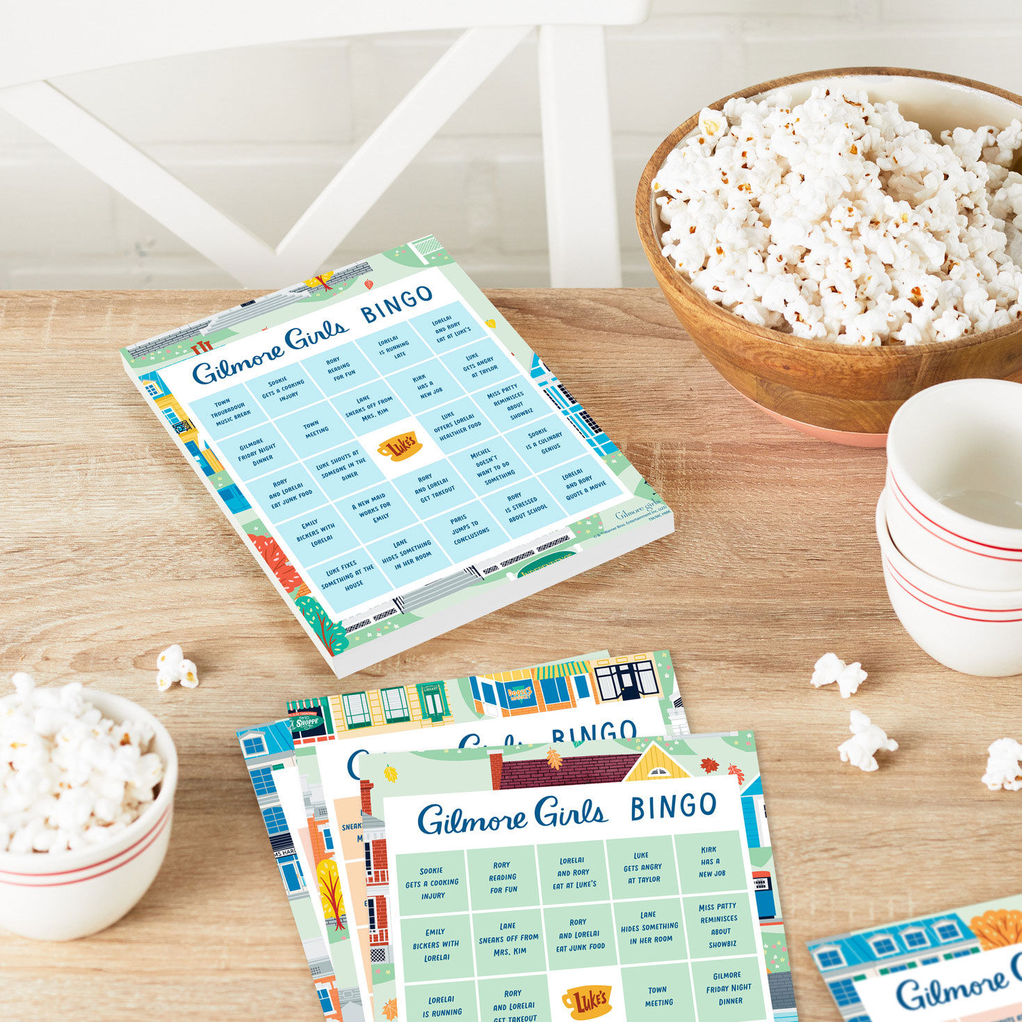 Gilmore Girls Bingo Game Card Set in use image number 2