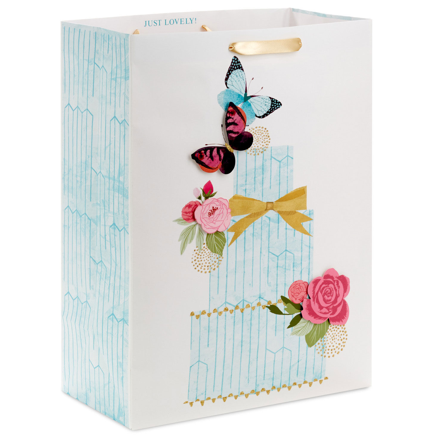 20" Butterfly Cake Jumbo Gift Bag