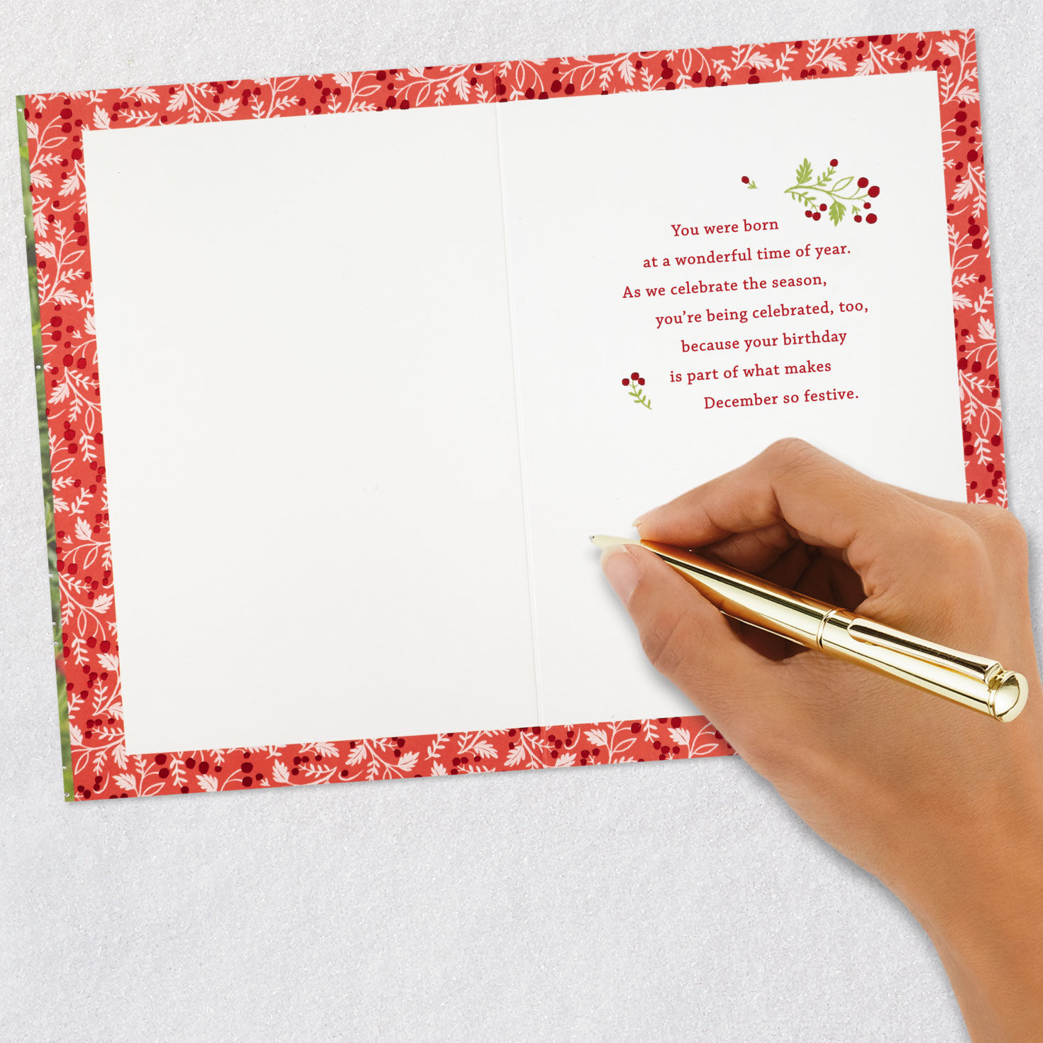 Celebrating the Season and You December Birthday Card for only USD 4.59 | Hallmark