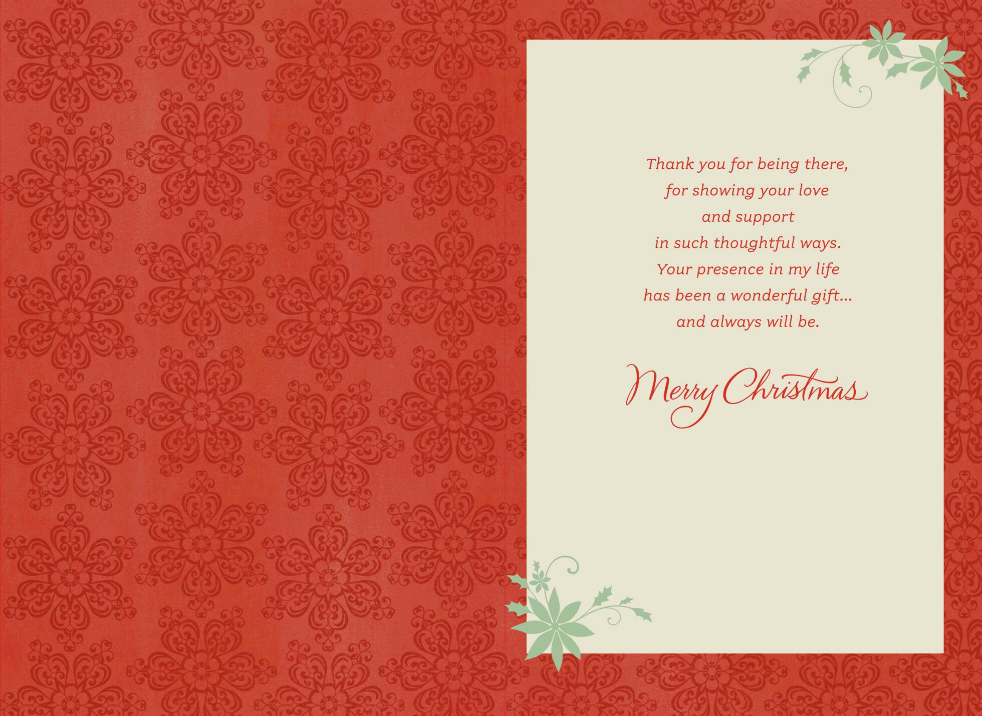 Thomas Kinkade You're a Blessing, Godparents Religious Christmas Card