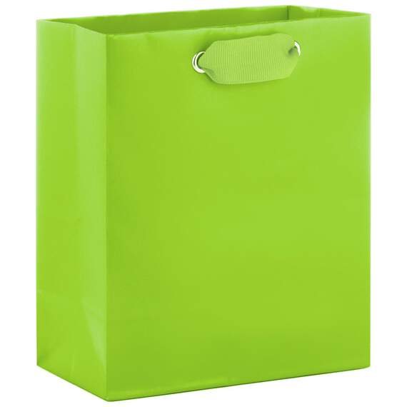 Lime Green Small Gift Bag, 6.5", , large image number 1