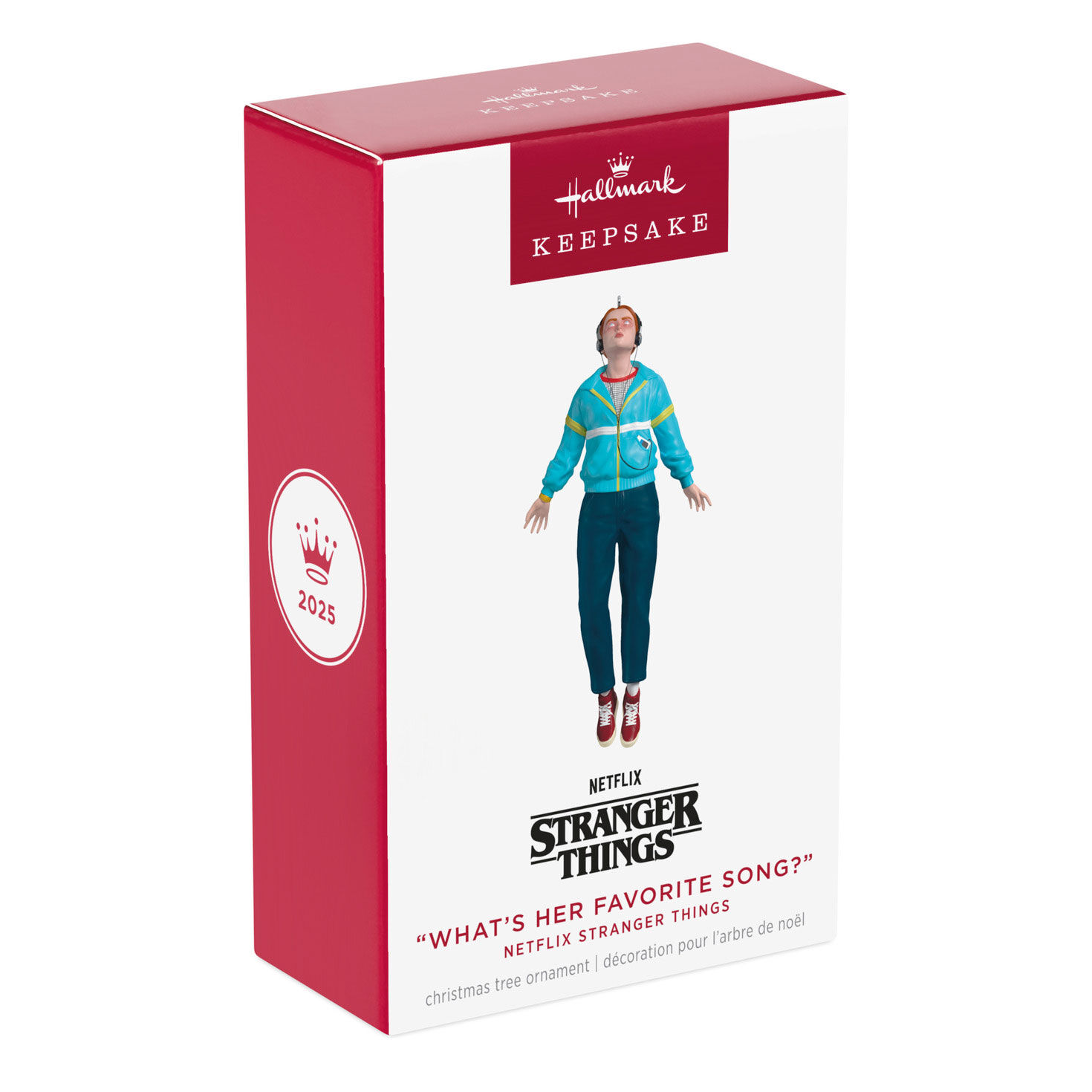 Stranger Things Girl Headphones Keepsake Ornament Packaging Front image number 7