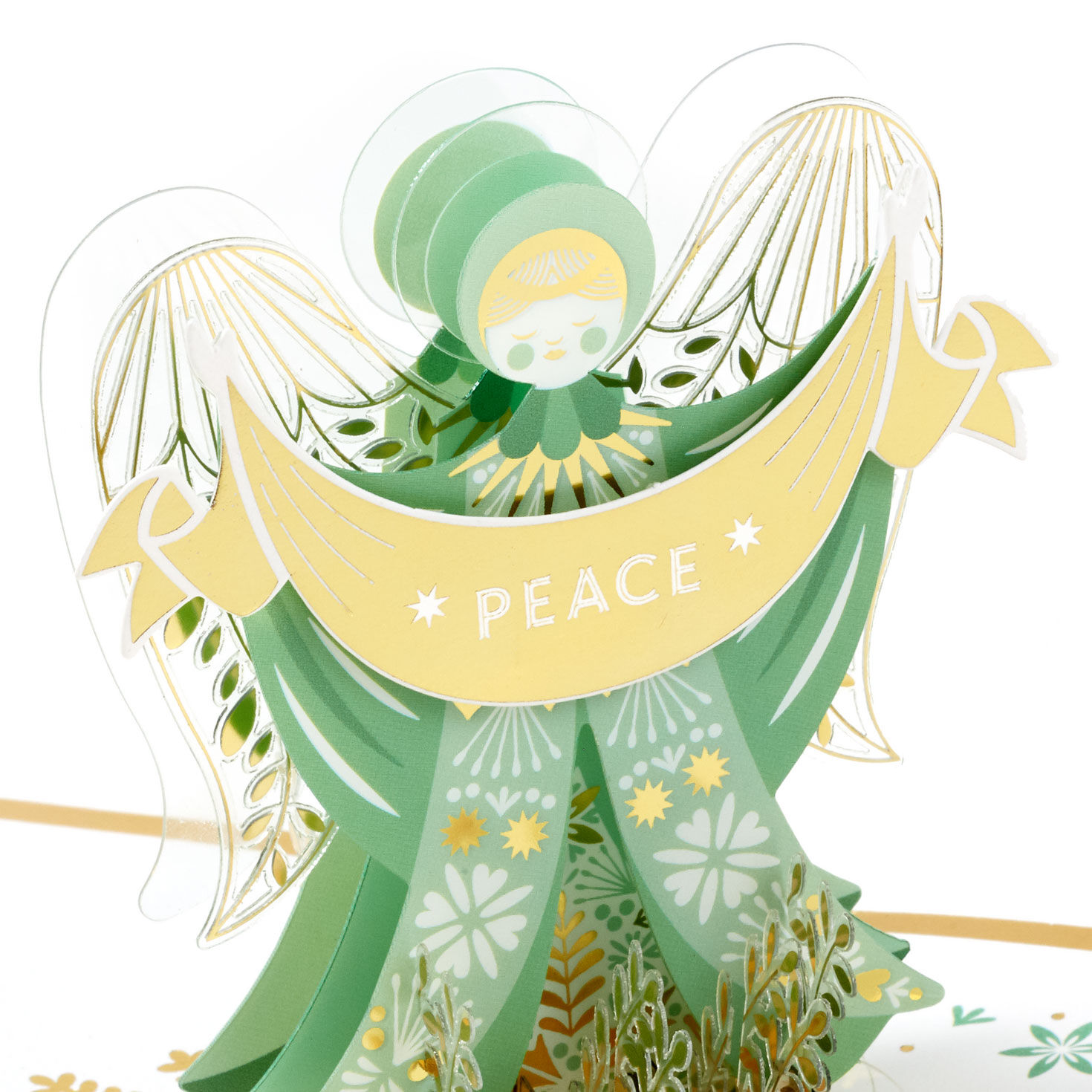 Heavenly Peace Angel 3D Pop-Up Christmas Card, , large image number 4