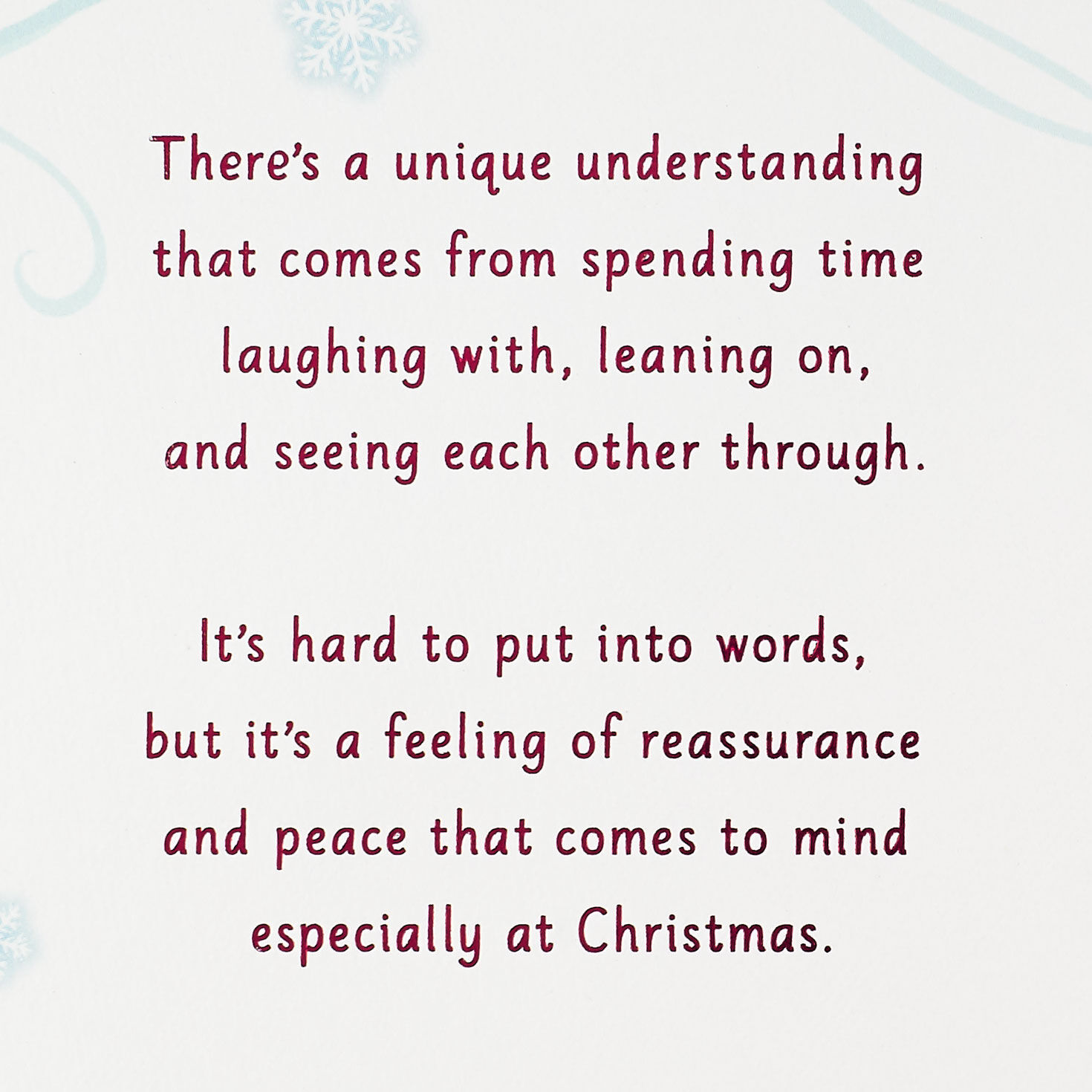 Our Connection Means So Much Christmas Card for Sister, , large image number 2