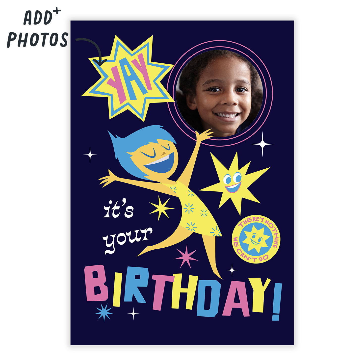 Disney/Pixar Inside Out Feel the Joy Custom Birthday Card, , large image number 9