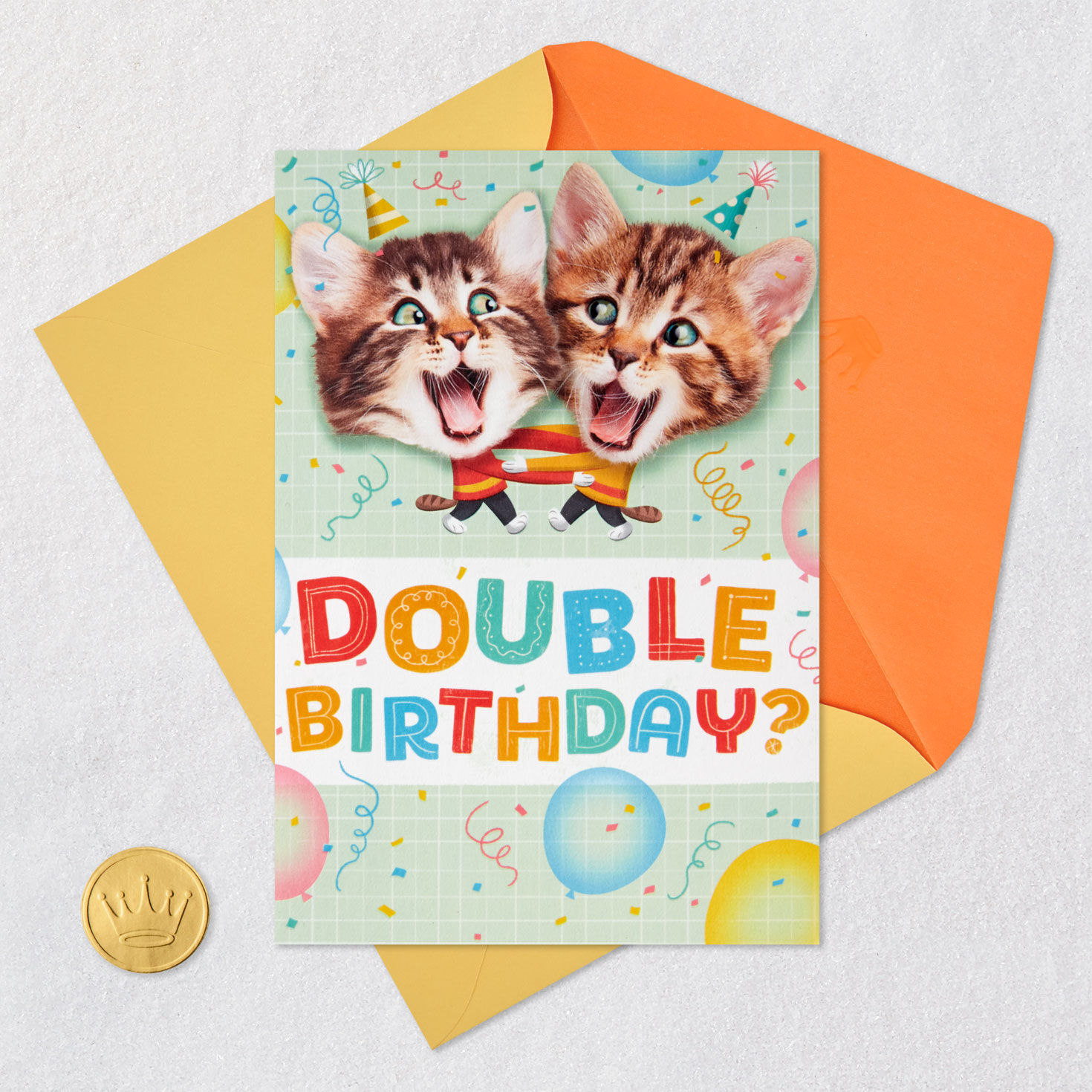 Kittens Kids Double Birthday for Twins Card for only USD 4.59 | Hallmark