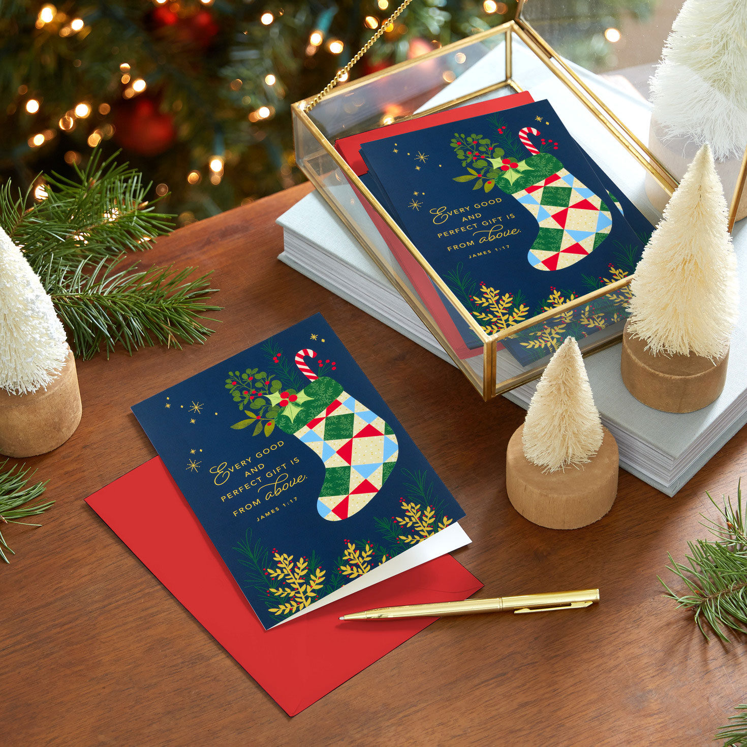 Stocking DaySpring Religious Christmas Cards  image number 7