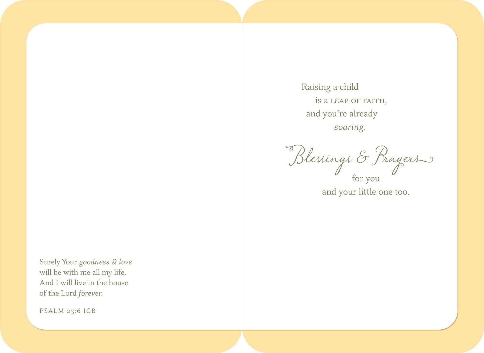 baptism christening cards hallmark baby dedication prayers