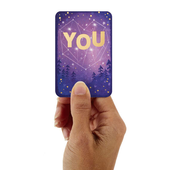 3.25" Mini You Are My Whole Universe Love Card