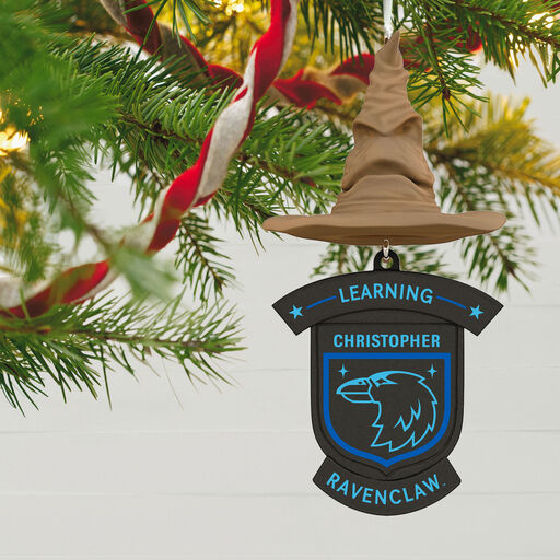 Harry Potter™ Sorting Hat House Trait Personalized Text Ornament, Ravenclaw™, 