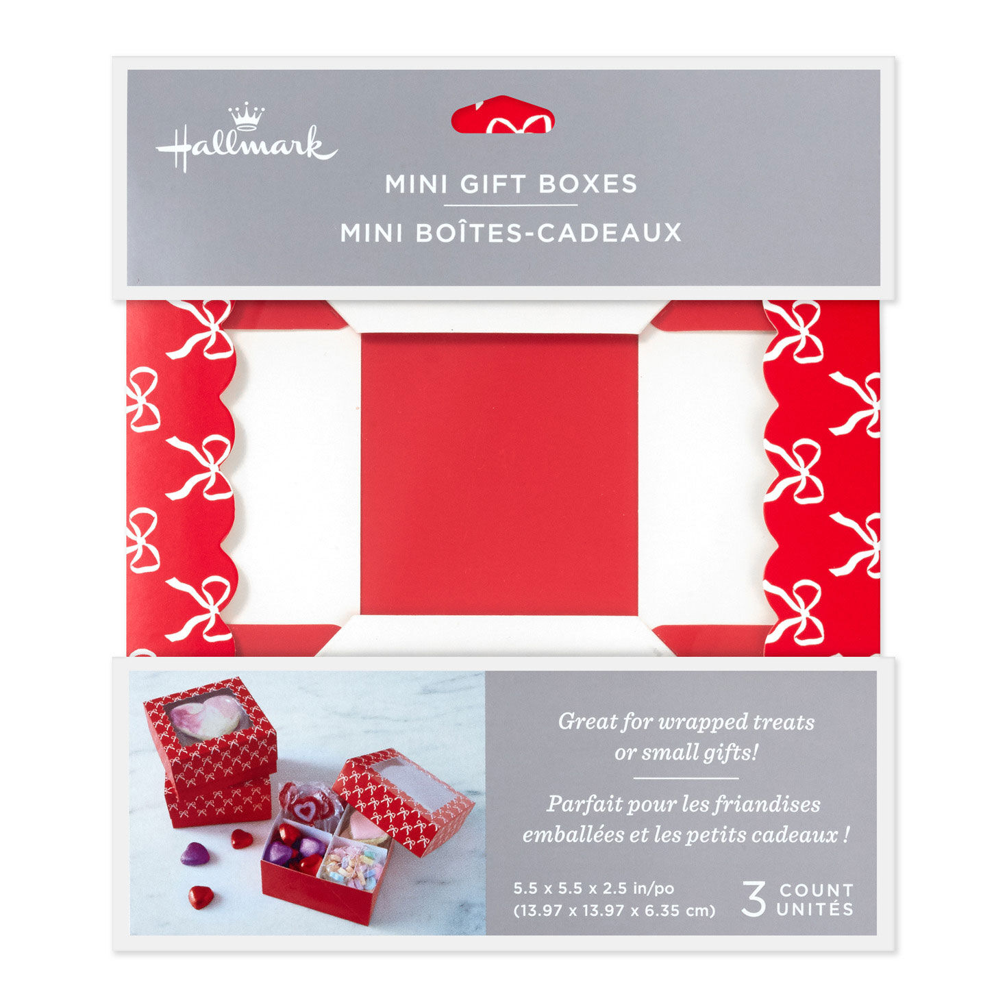 Window Boxes Set in Red and White Bows Design  image number 6