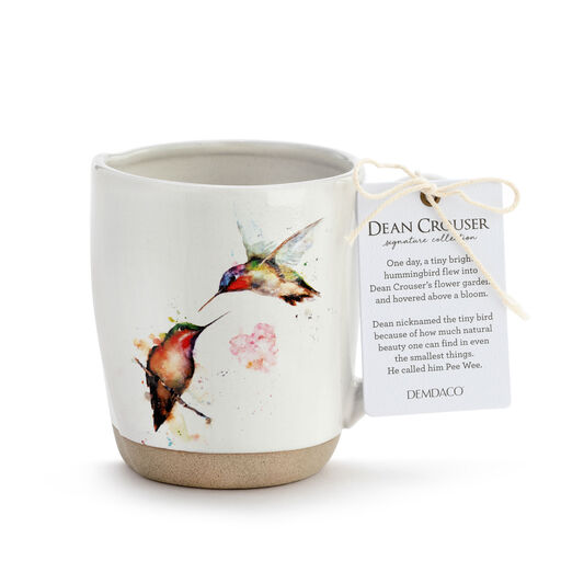 Demdaco Watercolor Hummingbirds Mug, 14 oz., 