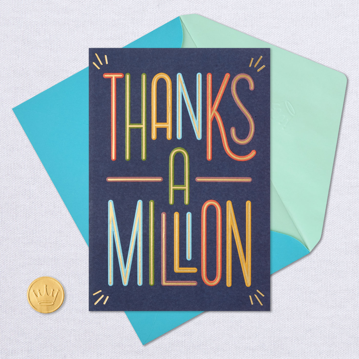 Thanks a Million Thank-You Card, , large image number 5