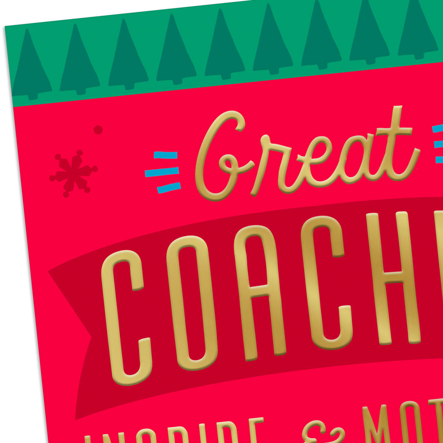 So Grateful for You Christmas Thank-You Card for Coach, , large image number 4