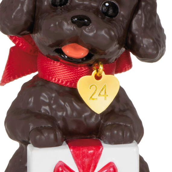 Puppy Love Poodle 2024 Ornament, , large image number 5