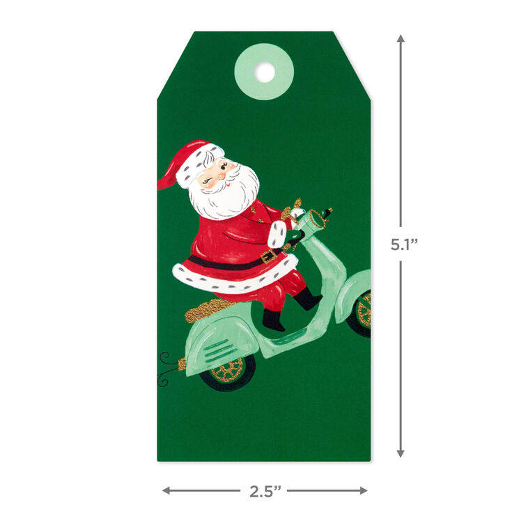 Hello Merry 12-Pack Assorted Christmas Gift Tags measurement image number 3
