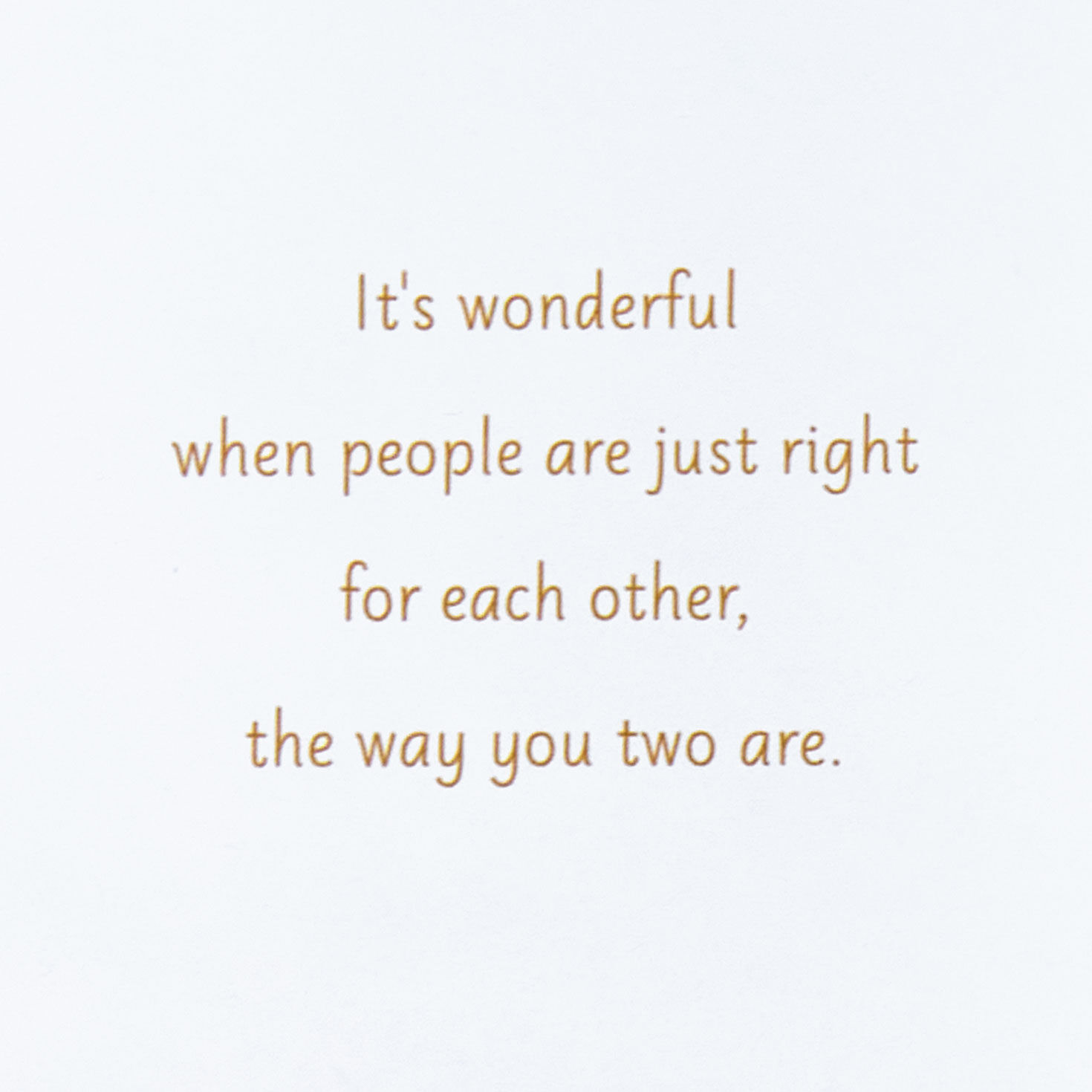 Gold Flowers With Heart Charm Engagement Card Sentiment image number 2