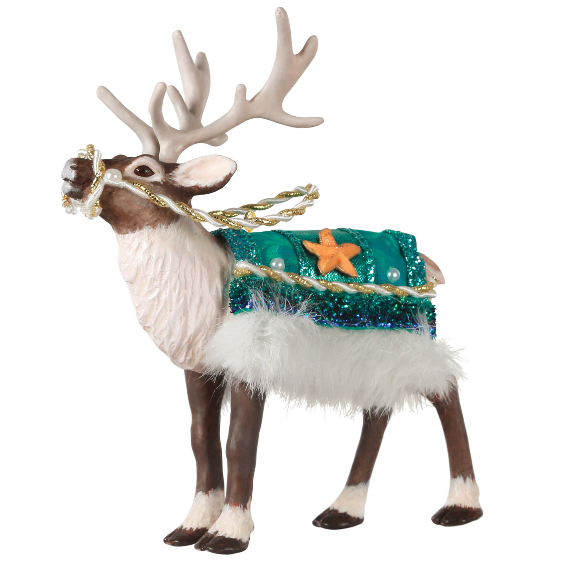 Father Christmas's Reindeer Ornament Keepsake Ornaments Hallmark