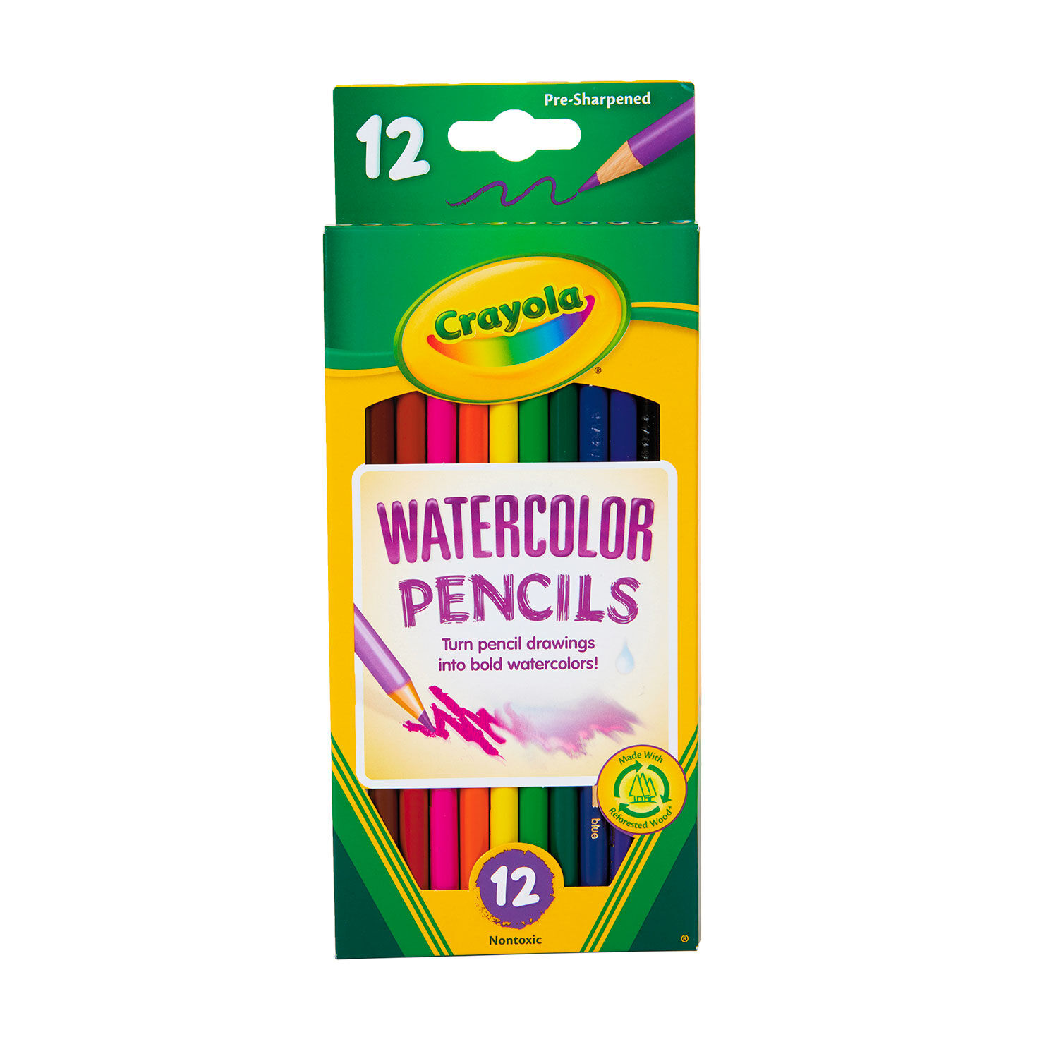 Crayola® Watercolor Colored Pencils, 12-Count