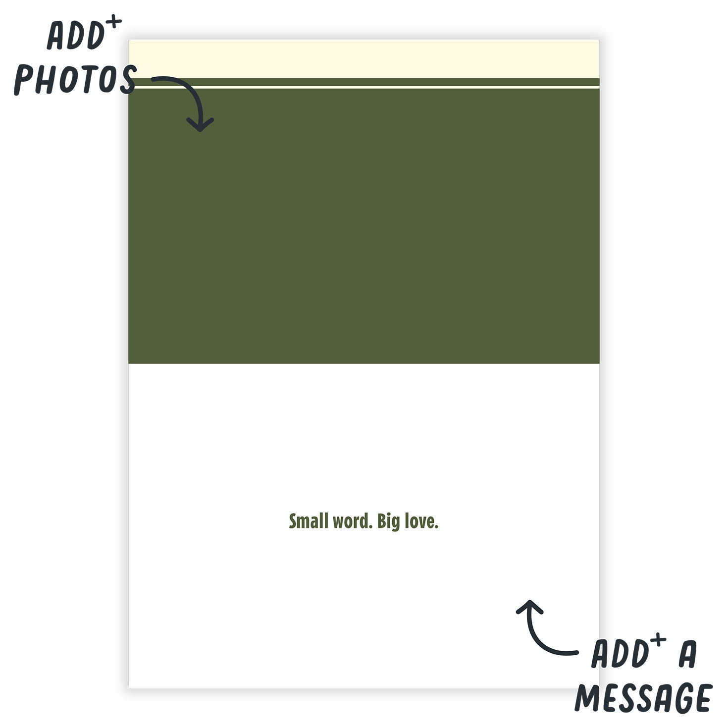 Dad Photo Letters Personalized Father's Day Card  image number 3