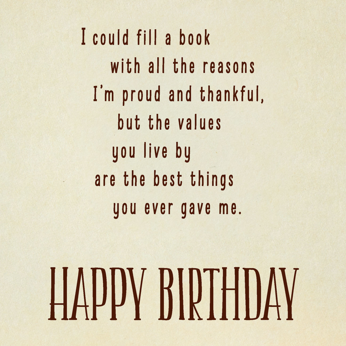 All the Reasons I'm Proud and Grateful Birthday Card for Dad for only USD 5.99 | Hallmark
