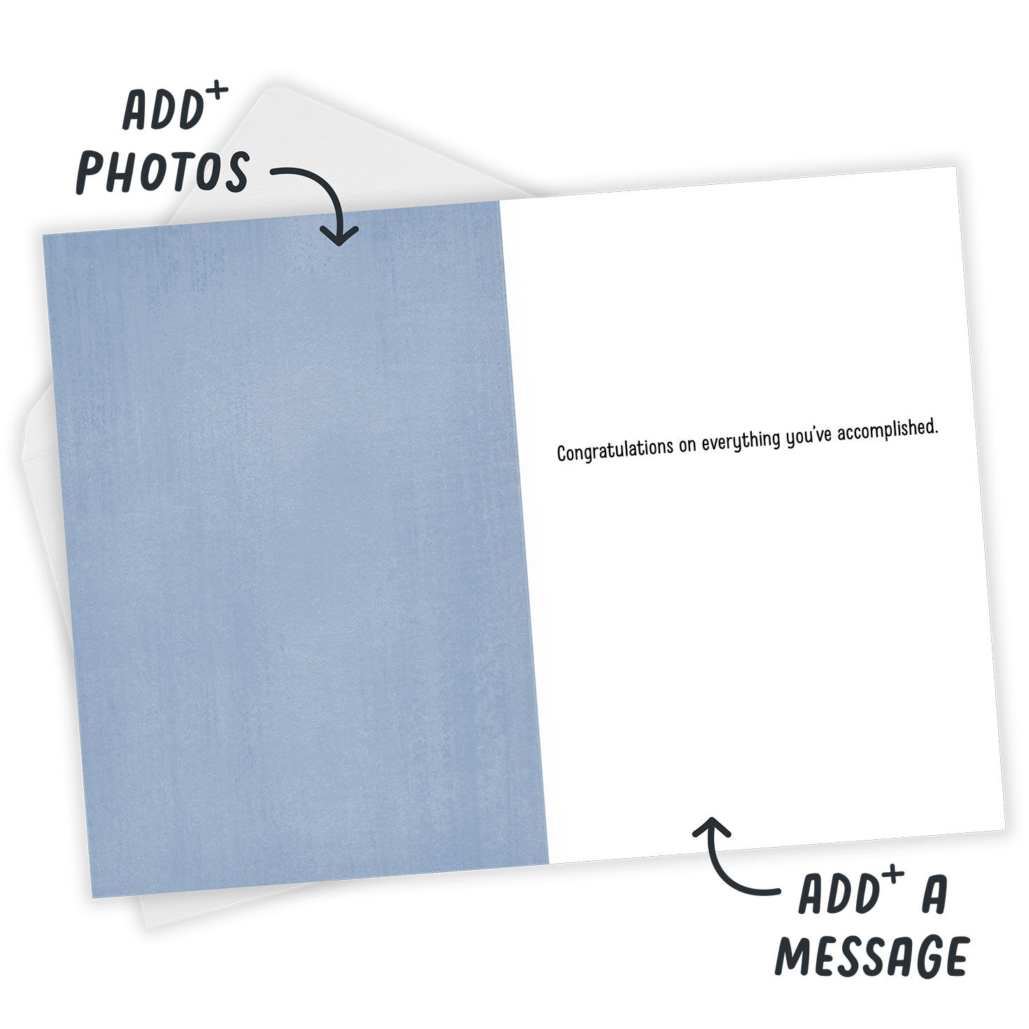 White Frame Custom Graduation Card, , large image number 4