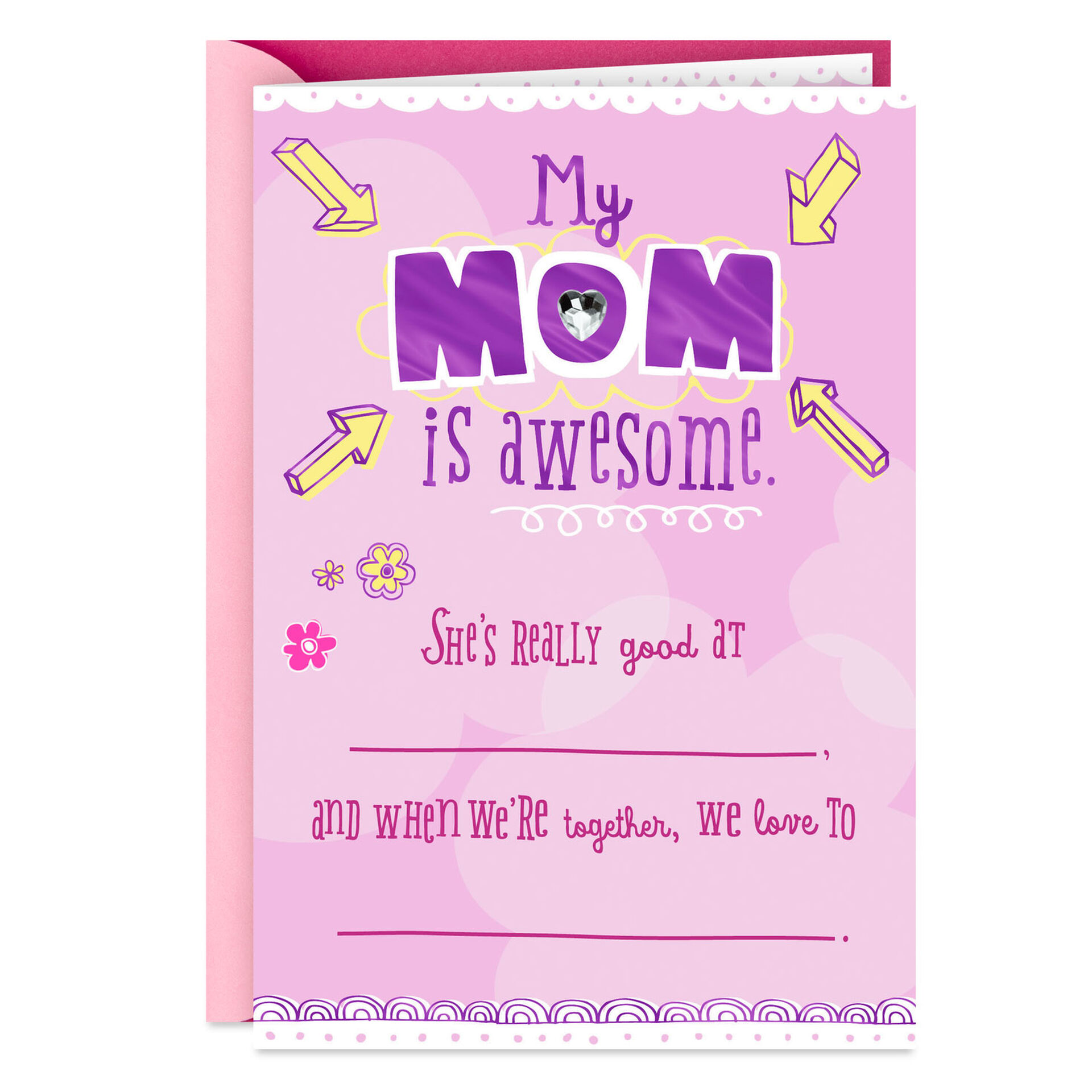 For Mom Details about / Happy Birthday Card By Hallmark
