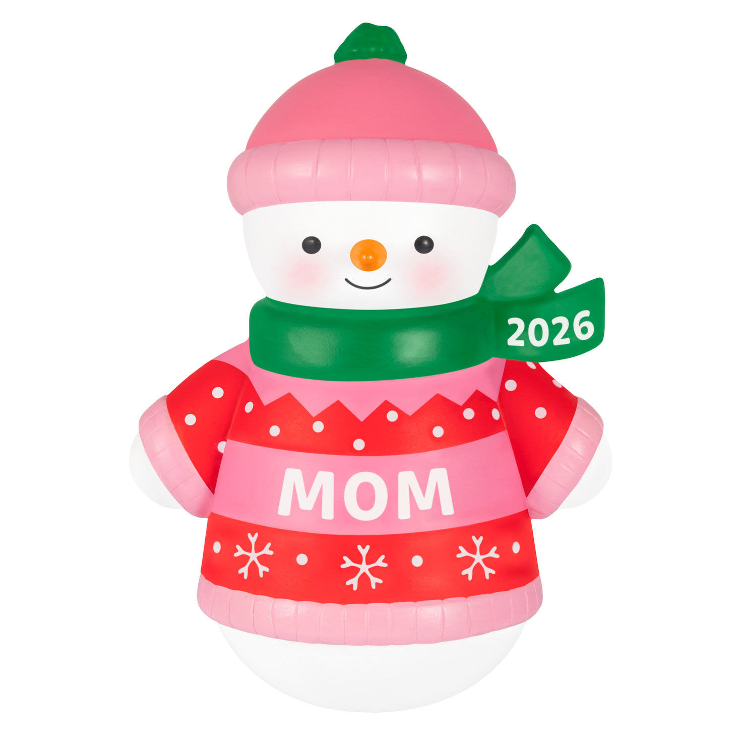 Mom Snowman 2026 Ornament