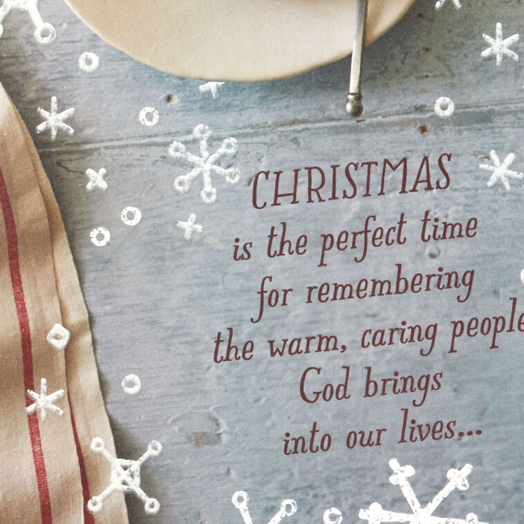 Cookies and Cocoa Religious Christmas Card Card Front Detail image number 5