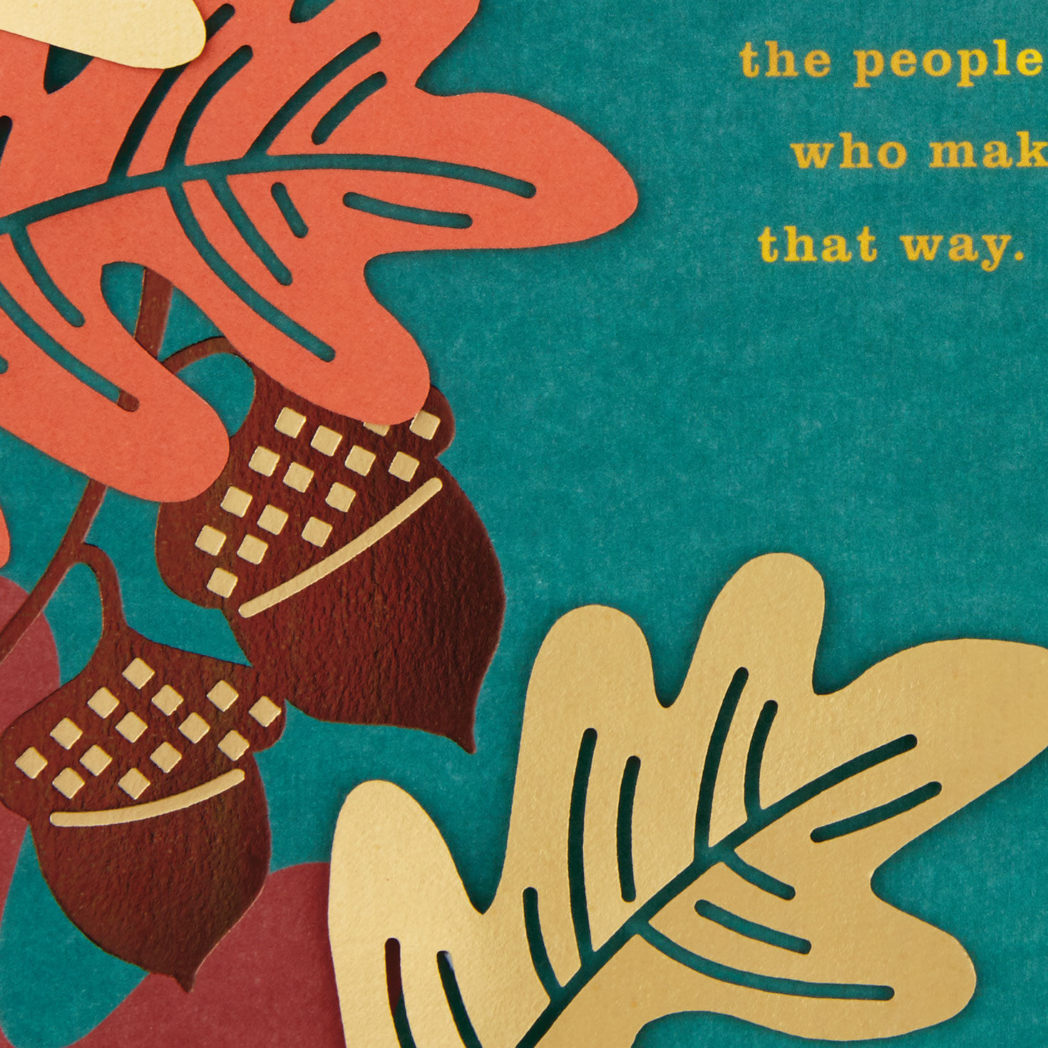 Thankful For You Fall Leaves Thanksgiving Card for only USD 6.59 | Hallmark