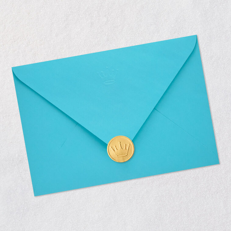 Ornaments Christmas Card for Great-Granddaughter Envelope Back with Seal image number 7