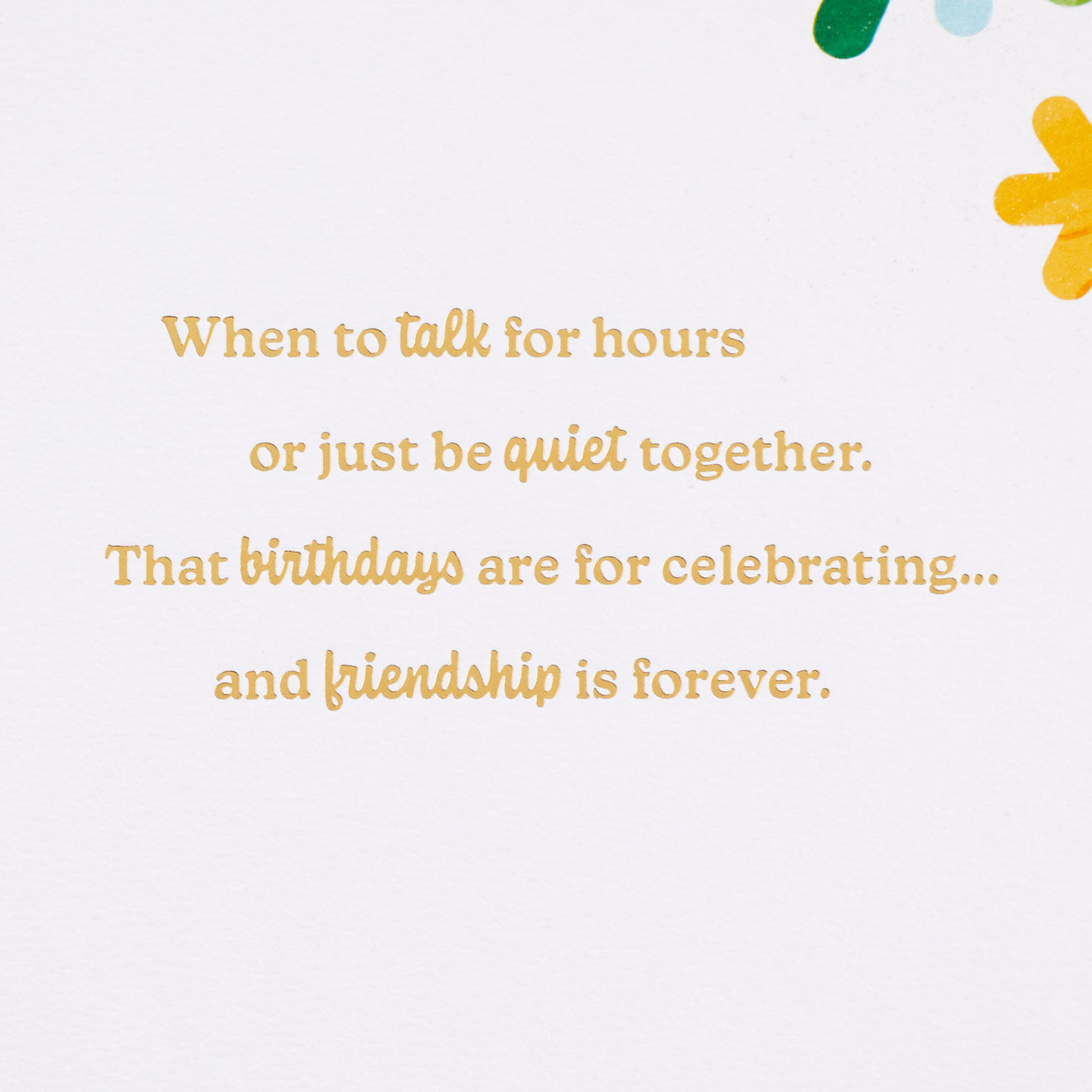 What Good Friends Know Birthday Card for Friend, , large image number 3