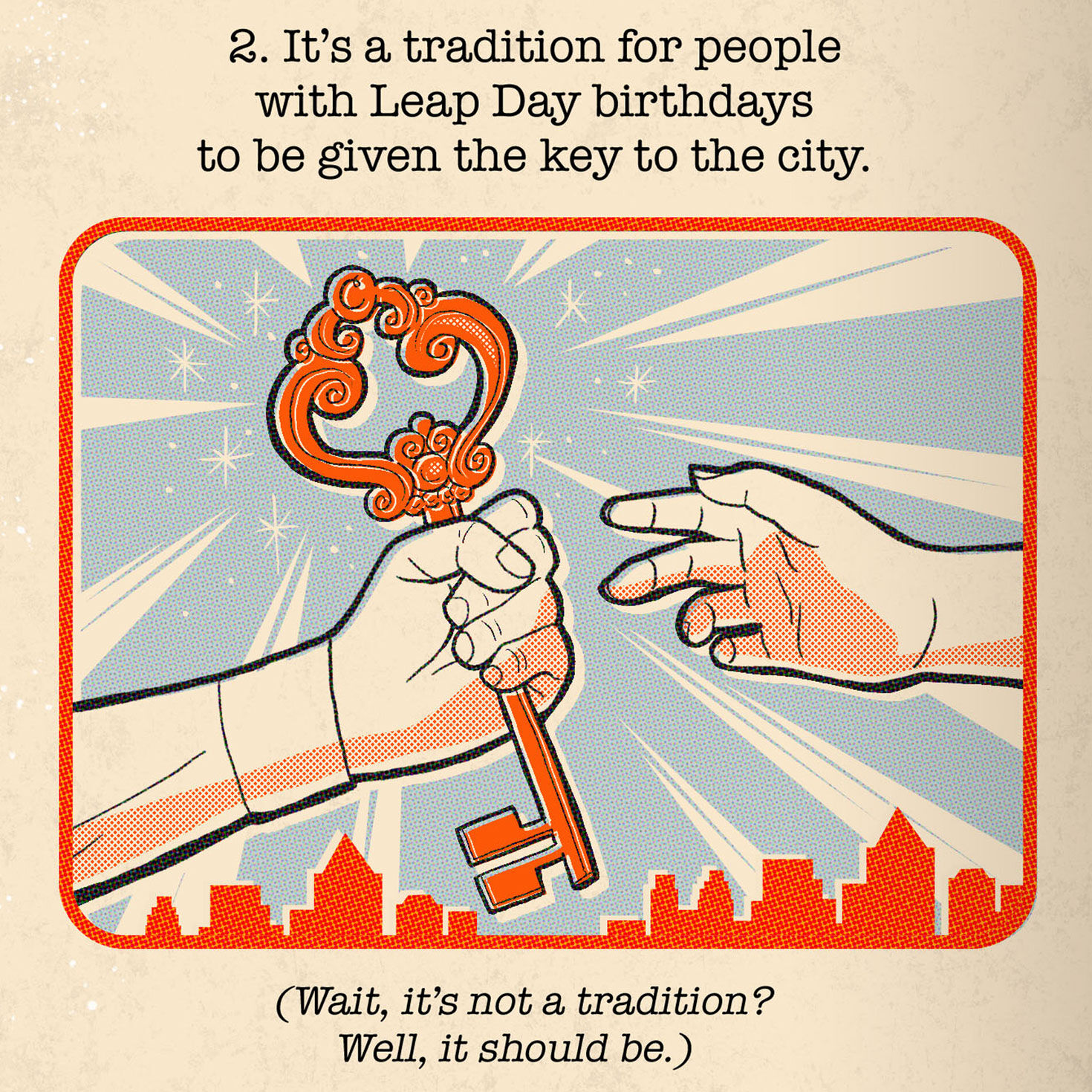 Fun Facts Funny Leap Day Birthday Card, , large image number 2