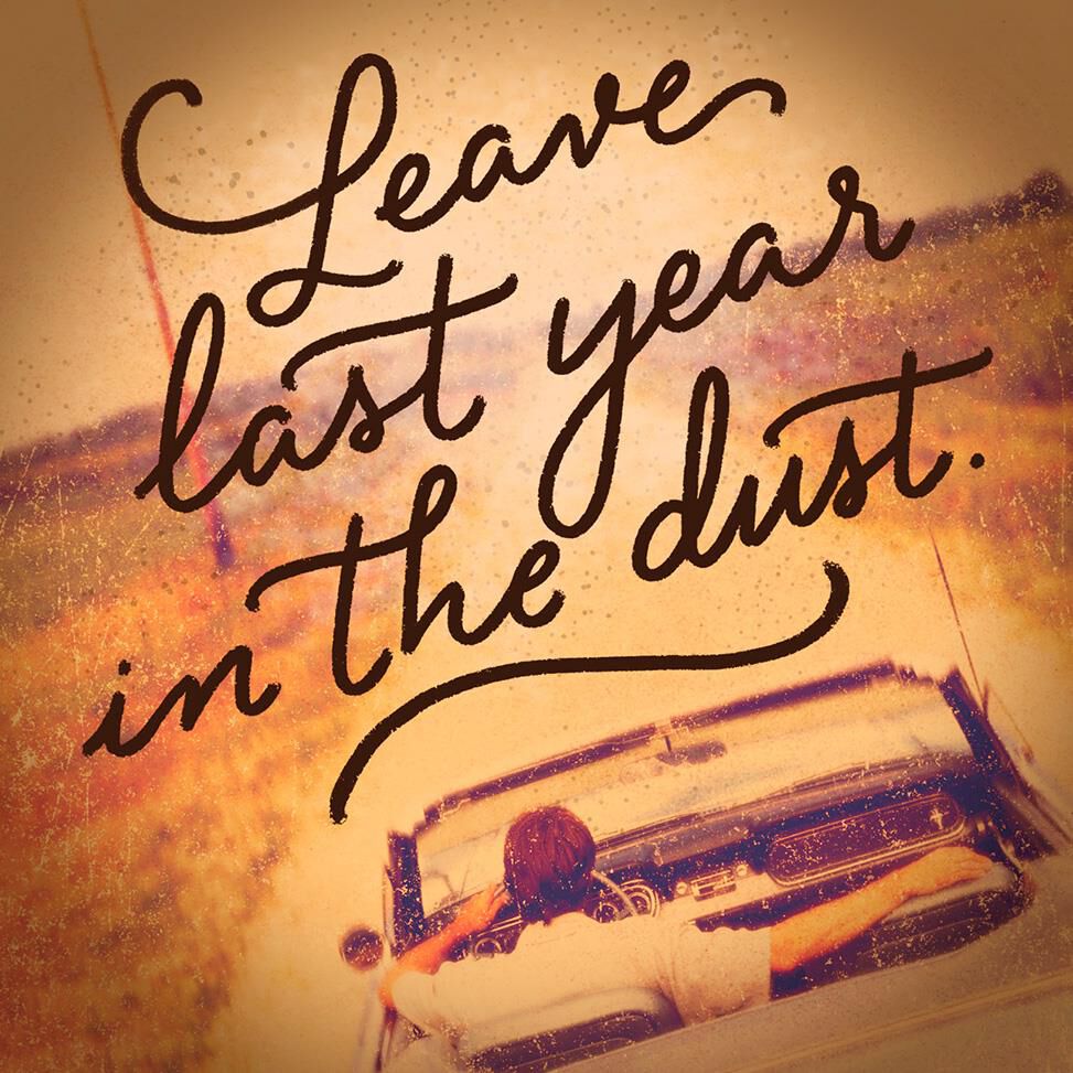 Leave Last Year in the Dust Musical Birthday Card
