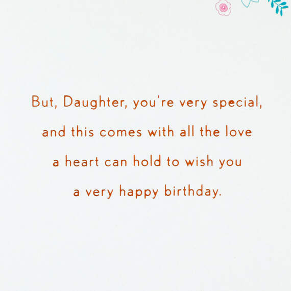 You're Very Special Floral Butterfly Birthday Card for Daughter, , large image number 3