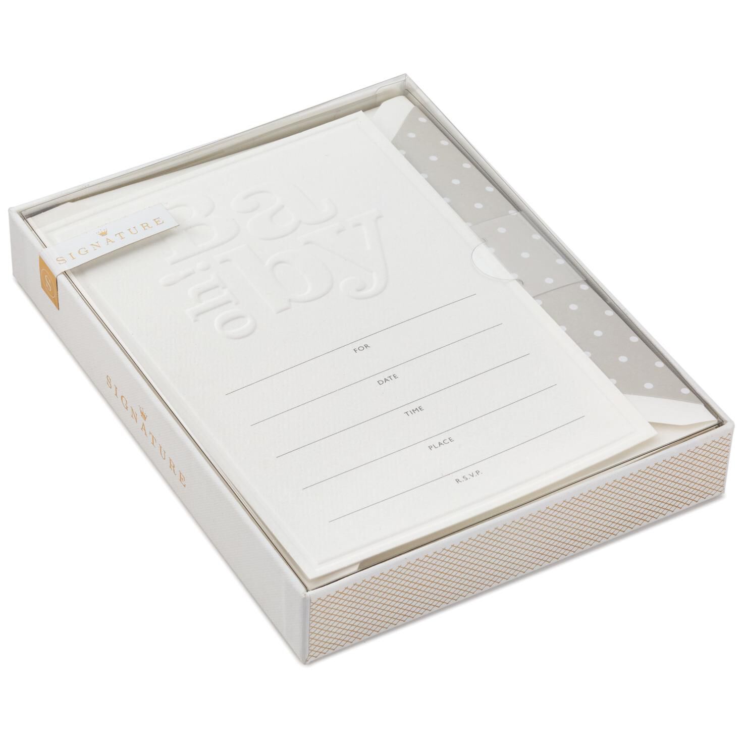 hallmark baby invitations