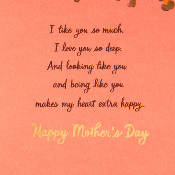 Being Like You Makes My Heart Happy Mother's Day Card for Mama, , large image number 3