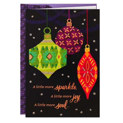 Sparkle, Joy and Soul Boxed Christmas Cards, Pack of 16, 