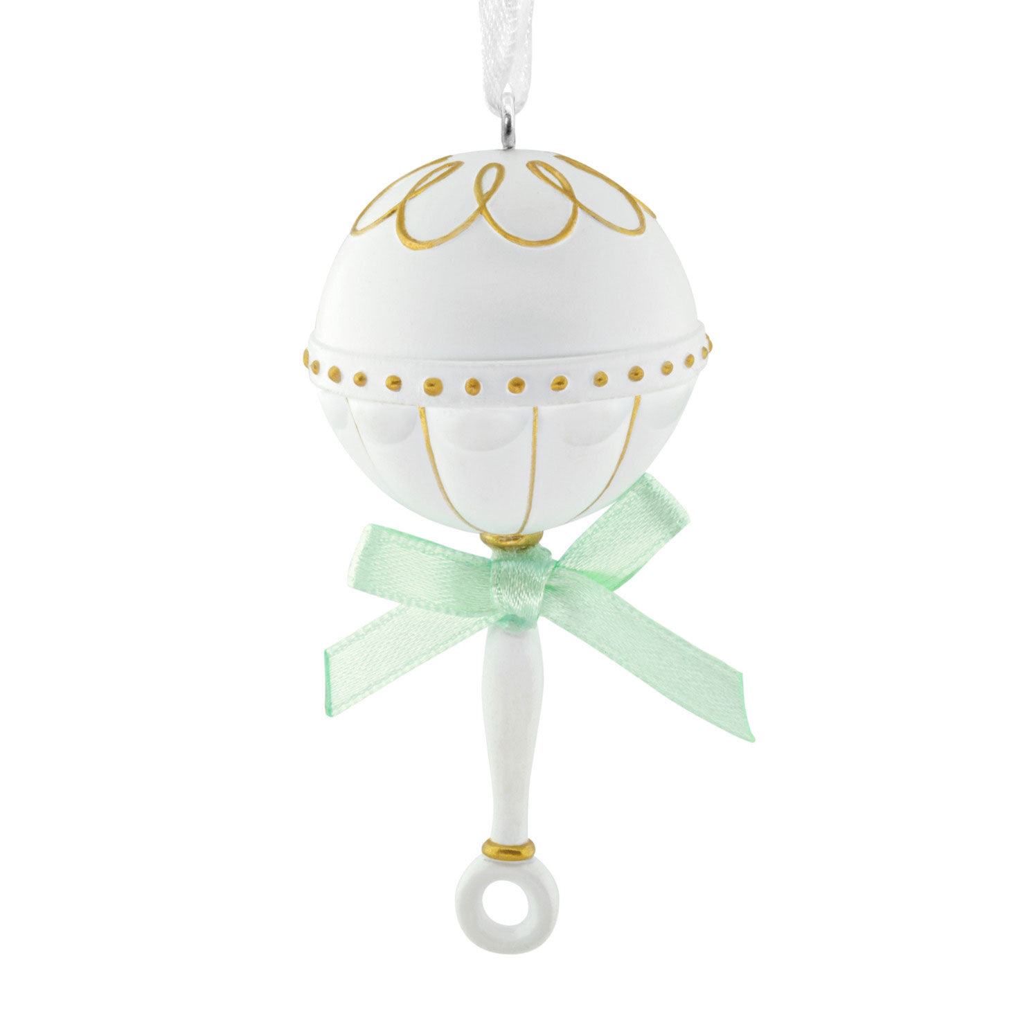 Baby Rattle Hallmark Ornament