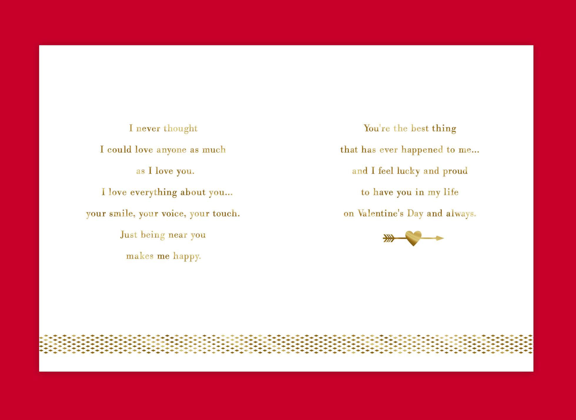 Love Paper Craft Romantic Valentine's Day Card